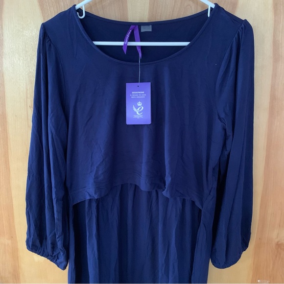 Seraphine NWT Tiered Maternity and Nursing Dress - Picture 5 of 13